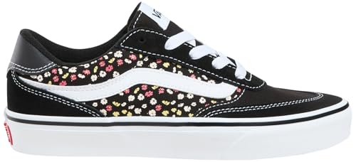 Produktbild: vans brooklyn ls sneaker damen suede canvas schwarz floral, 40 eu