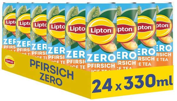 lipton ice tea zero peach 24x 0,33l dosen für 15,79 (statt 21)