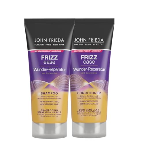 john frieda frizz ease wunder reparatur set - shampoo 75ml, conditioner 75ml