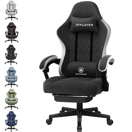 gtplayer lr002 gaming stuhl, ergonomisch verstellbar, schwarz, rot