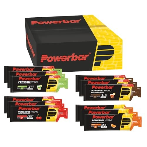 PowerGel Hydro Multiflavourbox 12x67ml - High Carb Gel mit Natrium