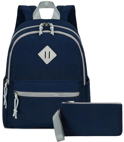 leadaou mini rucksack für damen, schultertasche, 2-teiliges set für schule und reisen