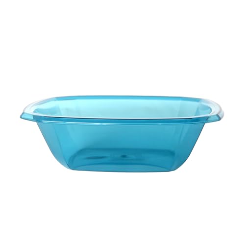 jauhmui obstschale dicker kunststoff 3er set küchenablagekorb blau 28,5cm
