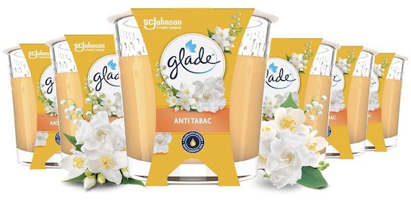 glade 6x Anti-Tabac Duftkerze Glas 18,52 (statt 24)