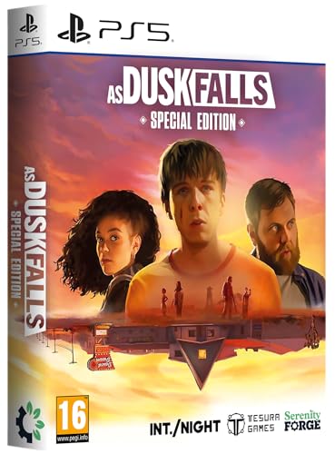Produktbild: as dusk falls special edition mit poster, notizbuch, sammlerbox, pin, postkarten, motel-schlüssel
