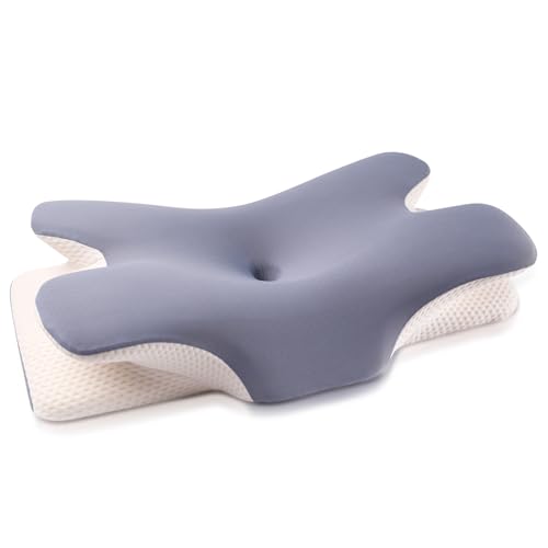 mulisoft memory foam kissen, ergonomisches nackenkissen für seitenschläfer