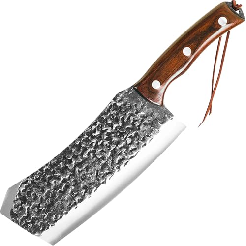 fullhi metzgermesser küchenmesser kohlenstoffstahl chinesisches kochmesser für camping barbecue