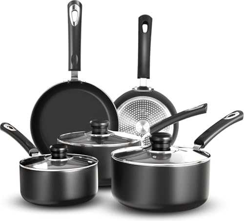 Produktbild: kichly antihaft topfset pfannen set induction 5-teilig 20cm 28cm mit deckel 16cm 22cm