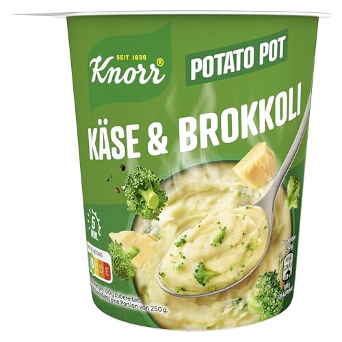 knorr potato snack pot käse brokkoli mit nachhaltig angebauten kartoffeln 50g