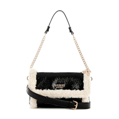 GUESS Davika Umhängetasche Damen Schultertasche Schwarz