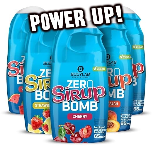 bodylab24 zero sirup mixed box 5x 65ml zuckerfreier getränkesirup 12,65