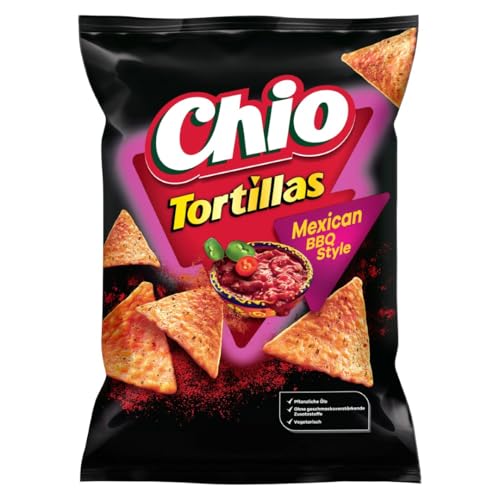 Chio tortillas mexican BBQ style 12er pack 110g, ideal zum Snacken