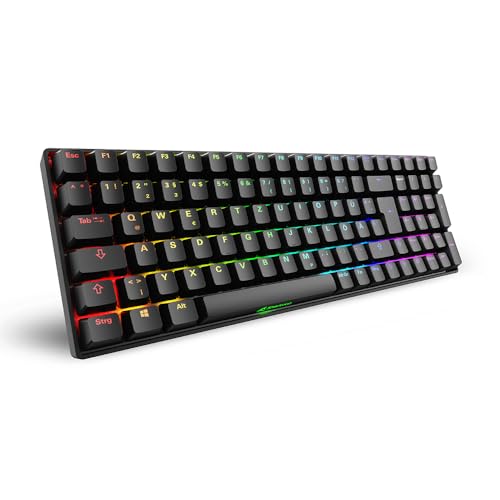 Produktbild: Sharkoon SGK50 S2 Gaming-Tastatur QWERTZ RGB Hot-Swap Gateron Brown Switches