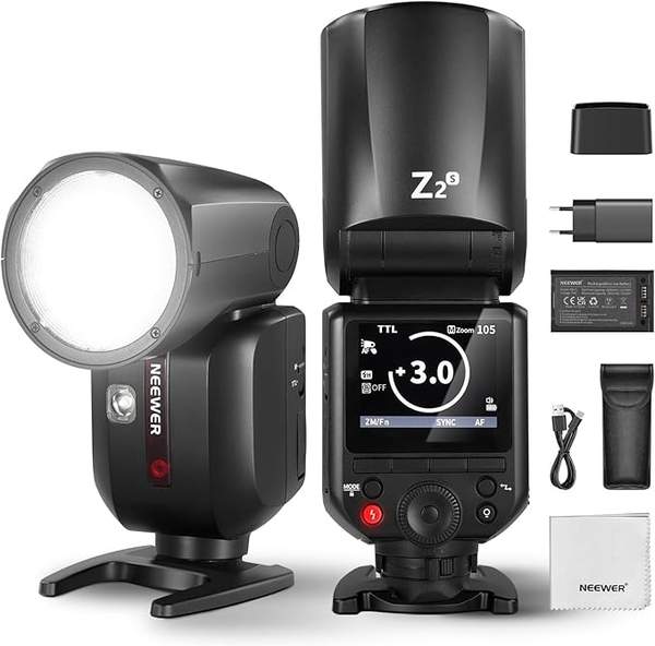 Produktbild: NEEWER Z2-S 2,4G TTL Blitz Speedlite für Sony, 76W, 1/8000s HSS, 2600mAh Akku
