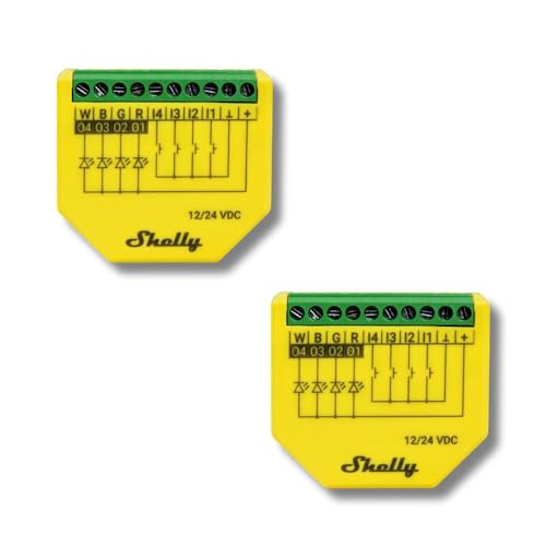 shelly plus rgbw pm 2x smart lichtsteuerung mit farbwechsel und dimmfunktion