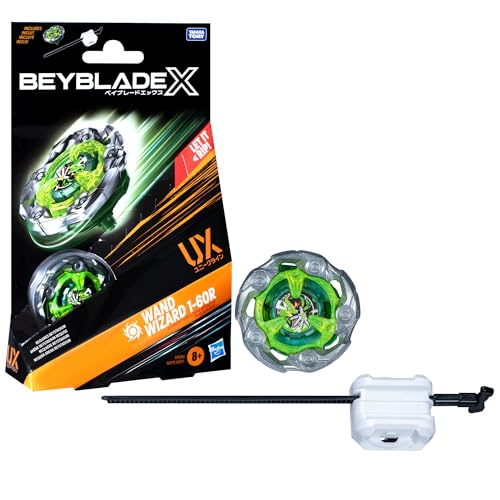 Beyblade X Wand Wizard 1-60R UX Starter Pack mit Kreisel und Starter