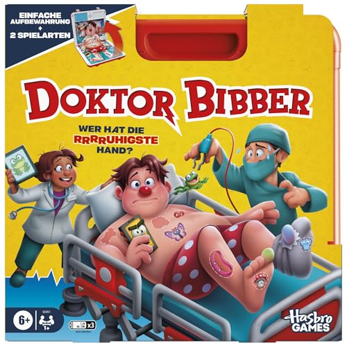hasbro doktor bibber elektronisches brettspiel in tragebox