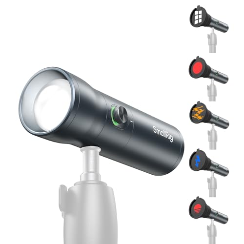Produktbild: smallrig rf10c rgb led flashlight, 7500mAh aluminium, 4-farben mit 20 filtern