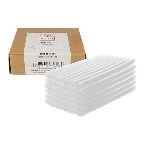 Heißklebestifte 100 x 7 mm transparent für Heißklebepistole 50 Stück IDEA HOME