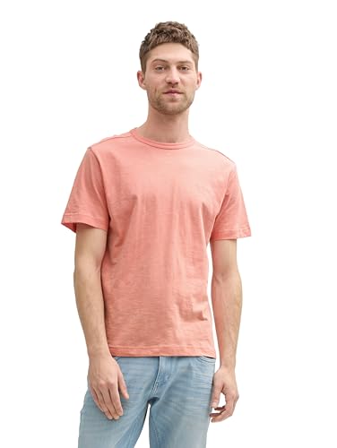 t-shirt tom tailor mit brusttasche, weiß blau, xl