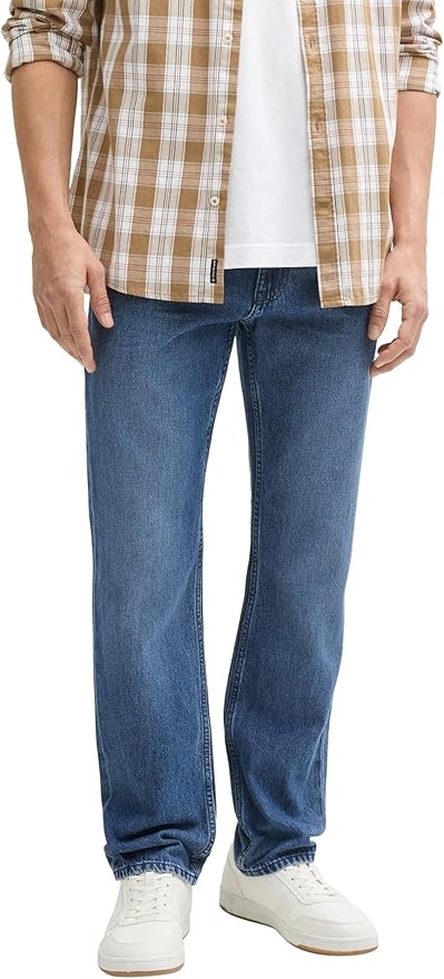 Produktbild: TOM TAILOR TTMARVIN Jeans Straight, Used Bleached Blue, Größe 32/32