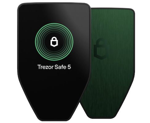 trezor safe 5 hardware krypto-wallet für 101,40 euro statt 160 euro