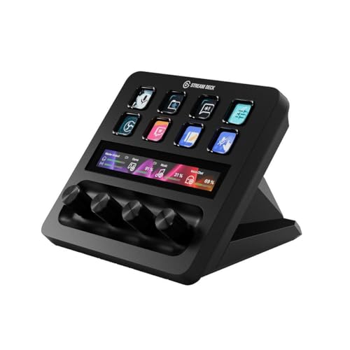 elgato stream deck xlr - audio-regler mit lcd-tasten für pc und mac