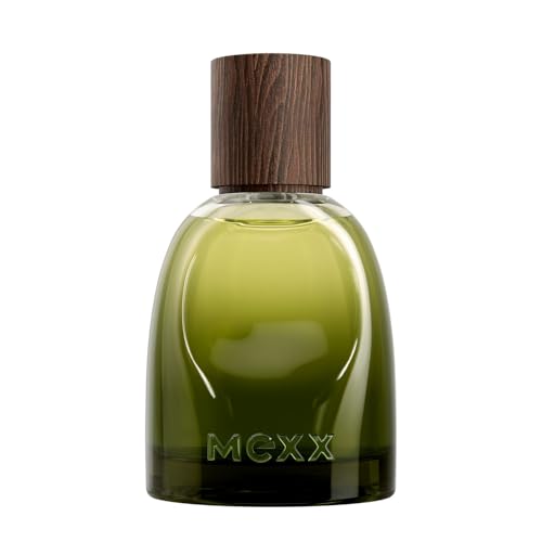 mexx inspired nature eau de parfum männer, holzig-aquatischer duft, 50 ml