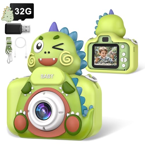 kinderkamera 48MP digitalkamera mit 2.4 ips bildschirm 1080P HD fotoapparat 3-12 jahre