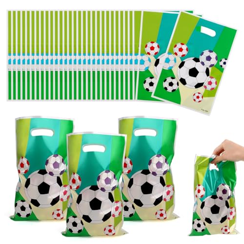 Fußball Geschenktüten 30 Stück für Kindergeburtstag Party Mitgebsel