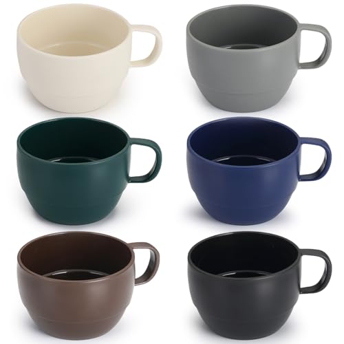 reaNea nespresso tasse set 6er 350ml große kaffeetassen für zuhause camping picknick