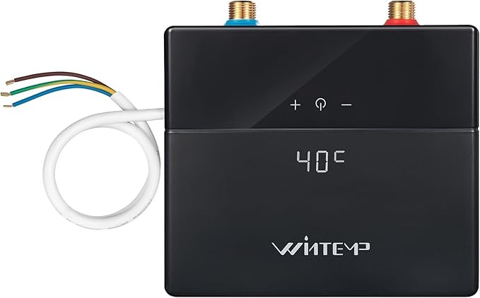 durchlauferhitzer 5,5 kw 230v WINTEMP mit led-temperaturanzeige für die küche