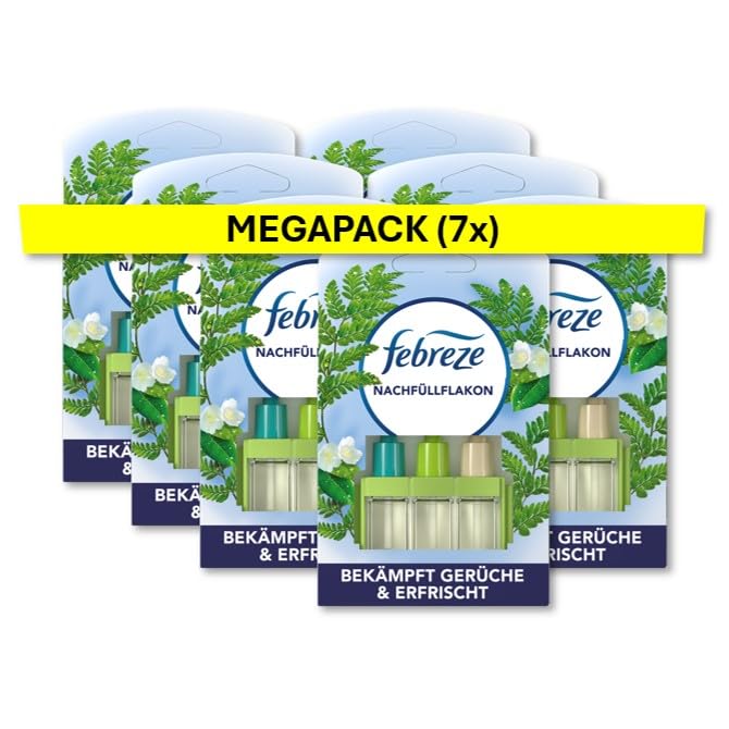 Produktbild: Febreze 3volution nachfüllflakon frühlingserwachen 7x20ml, 3 wechselnde düfte