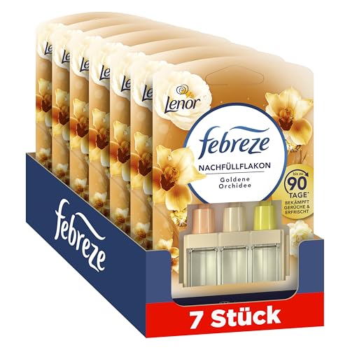 febreze 3volution nachfüllflakon lenor goldene orchidee 7x20 ml, 3 duftwechsel