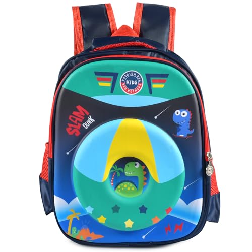 UieaMsio kindergartenrucksack dinosaurier rucksack für kinder 3-9 jahre schwarz