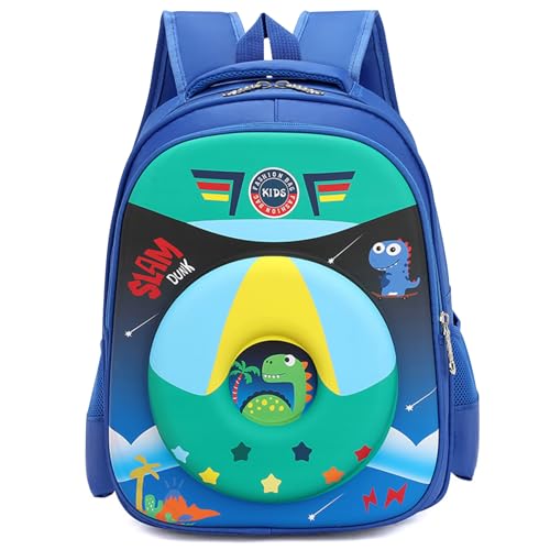 u ieaMsio dinosaurier kinderrucksack wasserabweisend für kinder 3-9 jahre blau