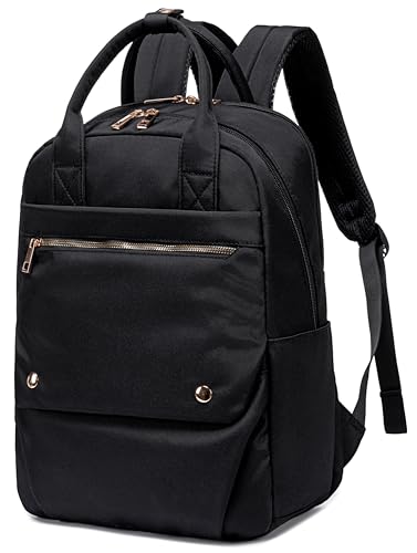 loidou rucksack für frauen, laptop rucksack 15,6 zoll, wasserdicht, leicht, schule, arbeit, reise