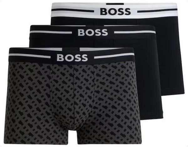 BOSS trunks boxershorts 3er pack mit logo-bund ab 17,93 statt 28