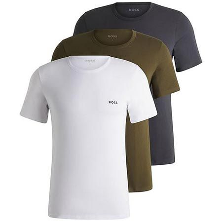 boss t-shirts 3x classic im sparpaket ab 21,87 euro statt 32 euro
