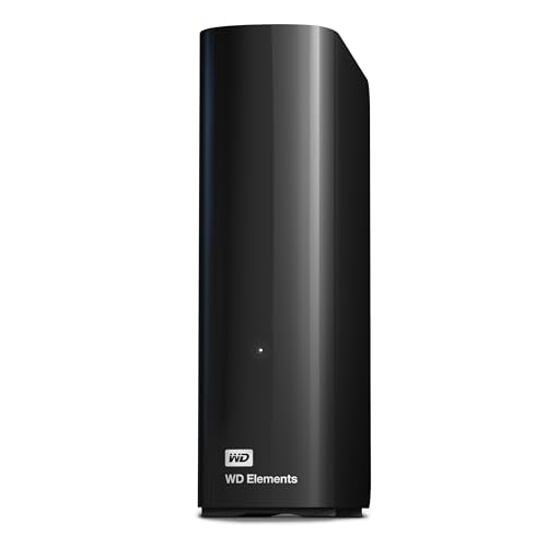 wd elements desktop festplatte 2tb schwarz, stoßfest, external storage