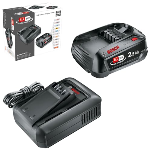 Produktbild: bosch 18v akku und schnellladegerät set 2,5ah li-ion power for all