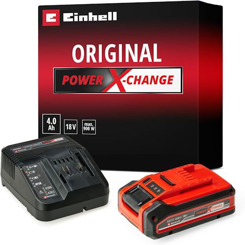 einhell power x-change starter kit 4 ah für 41,39 euro statt 55 euro