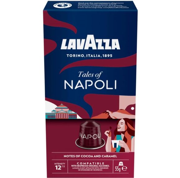 lavazza tales of napoli nespresso kaffeekapseln 10 stück 2,16 statt 3