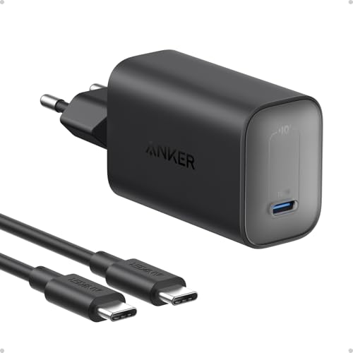 anker nano 100w ladegerät usb-c schnellladenetzteil mit kabel schwarz/weiß