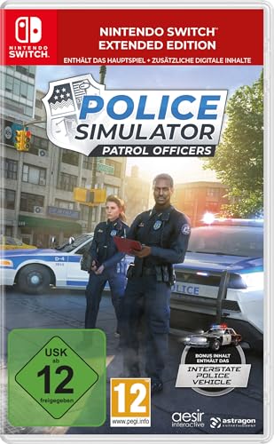 police simulator patrol officers nintendo switch extended edition mit garagen bundle, 6 streifenwagen
