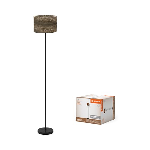 Produktbild: ledvance standleuchte cardboard cylinder braun e27 1600 mm höhe recyceltes material