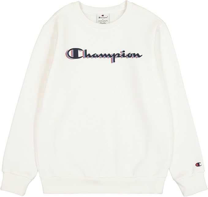Produktbild: champion sweatshirt für jungen, legacy big logo, weiß, 5-6 jahre