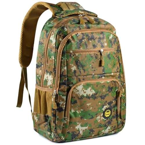 u ieaMsio camo rucksack, militär schulrucksack für jungen, 35l, wasserdicht, taktischer rucksack