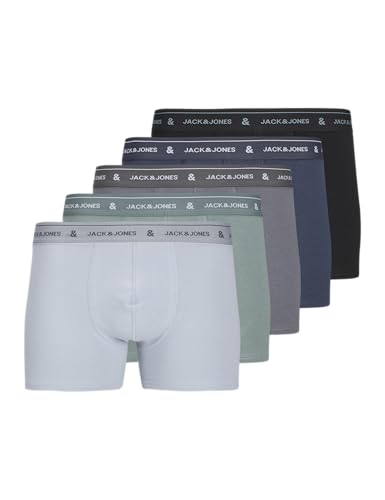 jack & jones herren trunks 5er pack jacwyatt solid stormy sea xx_l