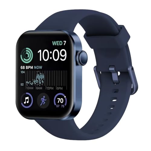 ddxcaw smartwatch mit 1,85 zoll, ip68 fitnessuhr, herzfrequenz- und schlafmonitor